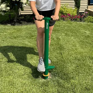 Landzie Bulb Planter Tool Grass Plugger Tool Manual Sod Cutter and Sod Plugger Tool for Grass Plugs and Sod Remover Lawn Plugger Tool and Grass Plug Tool Zoyosia Grass Plugs Lawn Plugger Grass Repair