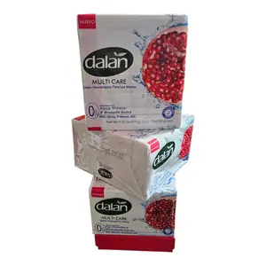 V.Z Dalan Multi Care Moisturizing Soap 3 in 1 (Sweet Pomegranate & Caring Milk, (3 Pack of 3) -Total 9 Bar