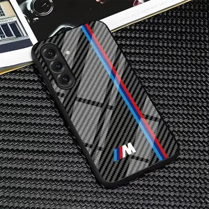 Suitable for [Galaxy S25] Carbon fiber texture mirror mobile phone case 995