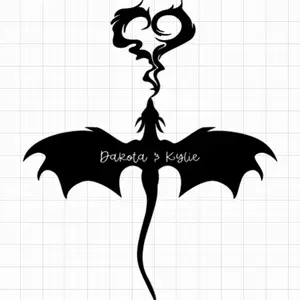 Dragon Decal - Striking Fantasy Design for Walls Laptops Cars Smooth Surfaces Easy Application & Removal Perfect Gift Customizable with Name and Fonts 3x3 inch