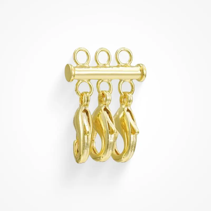 EVRY JEWELS Gold or Silver Plated Women's Hypoallergenic Layering Clasp for Necklaces