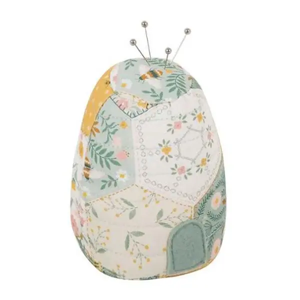 Hobby Gift Patchwork Bee Hive Pincushion PCBEE-671