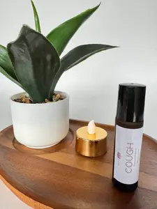 COUGH ESSENTIAL OIL ROLLER (RollOn.EssentialOil.BachFlowers.Aromatherapy)