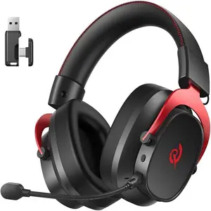 QCY Heroad VT200 Wireless Gaming Headset | Bluetooth 6.0, Low Latency, Detachable Microphone, Supports Bluetooth 2.4G and Wired Connections, Compatible with PC/Mobile/PS5