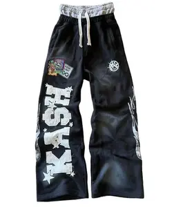 Vintage Y2K Graphic Joggers with Double Waist & Embroidery Streetwear for All Seasons Comfortable Stylish Casual Elegance Flattering Fit Y2K Fashion VibeGift