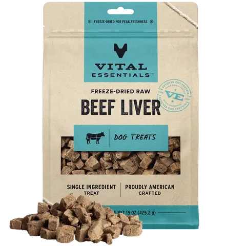 Freeze-Dried Beef Liver Dog Treats
