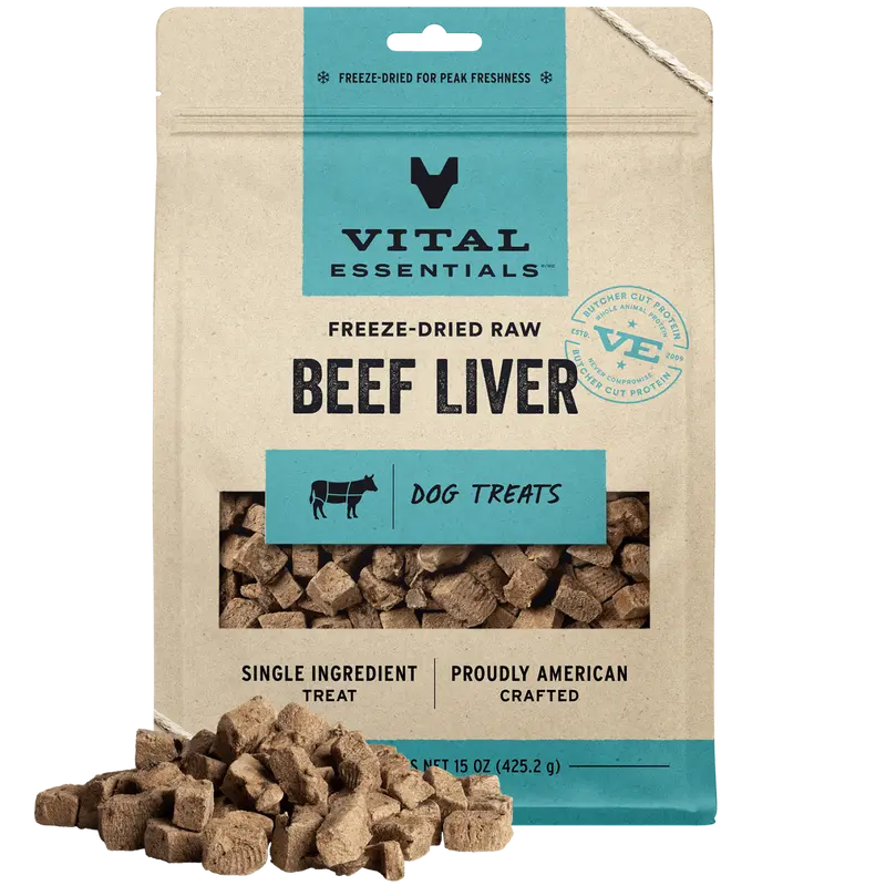 Freeze-Dried Beef Liver Dog Treats