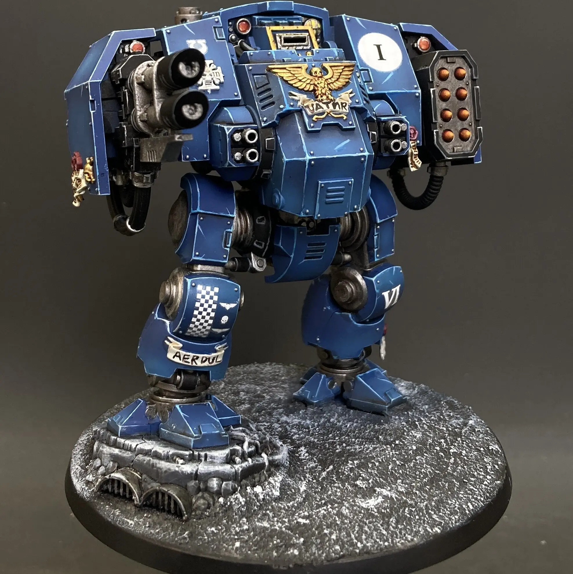 Ultramarines Ballistus Dreadnought Warhammer 40k Pro Painted Space Marines Miniatures Commission