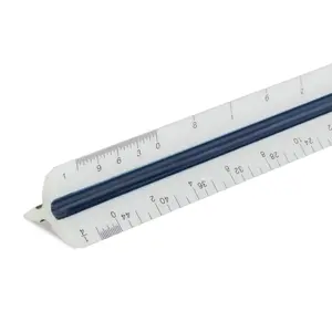 hitectural Scale Ruler, 6" Scale Ruler for hitectural Designs, Engineering, or Drafting