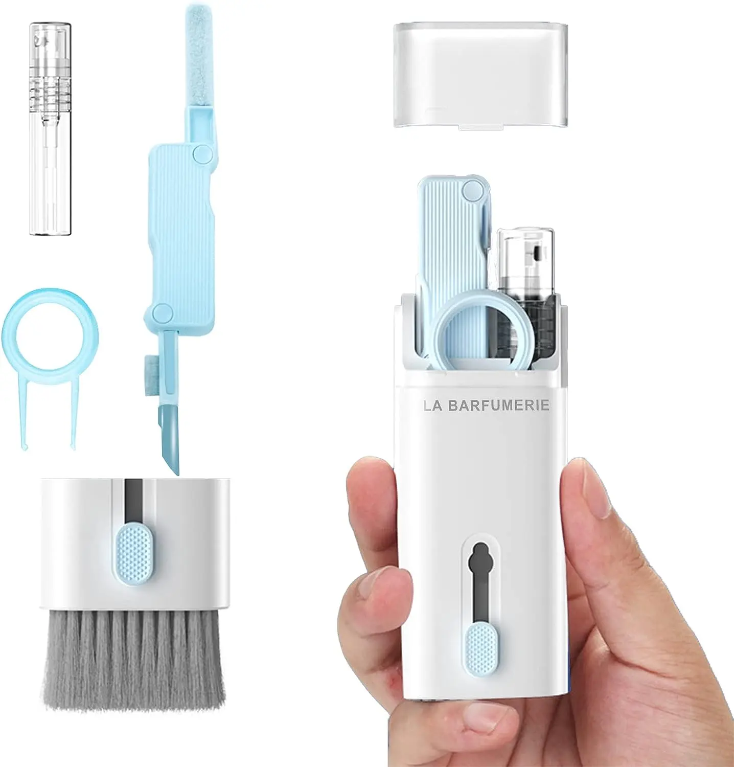 Cleaner Kit. Keyboard Brush, Airpod Cleaning Tool, Phone Screen Cleaner. for Computers, MacBooks, Laptops, Airpods Pro, Headphones Microfiber Pad