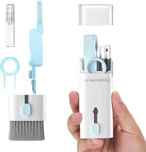 Cleaner Kit. Keyboard Brush, Airpod Cleaning Tool, Phone Screen Cleaner. for Computers, MacBooks, Laptops, Airpods Pro, Headphones Microfiber Pad