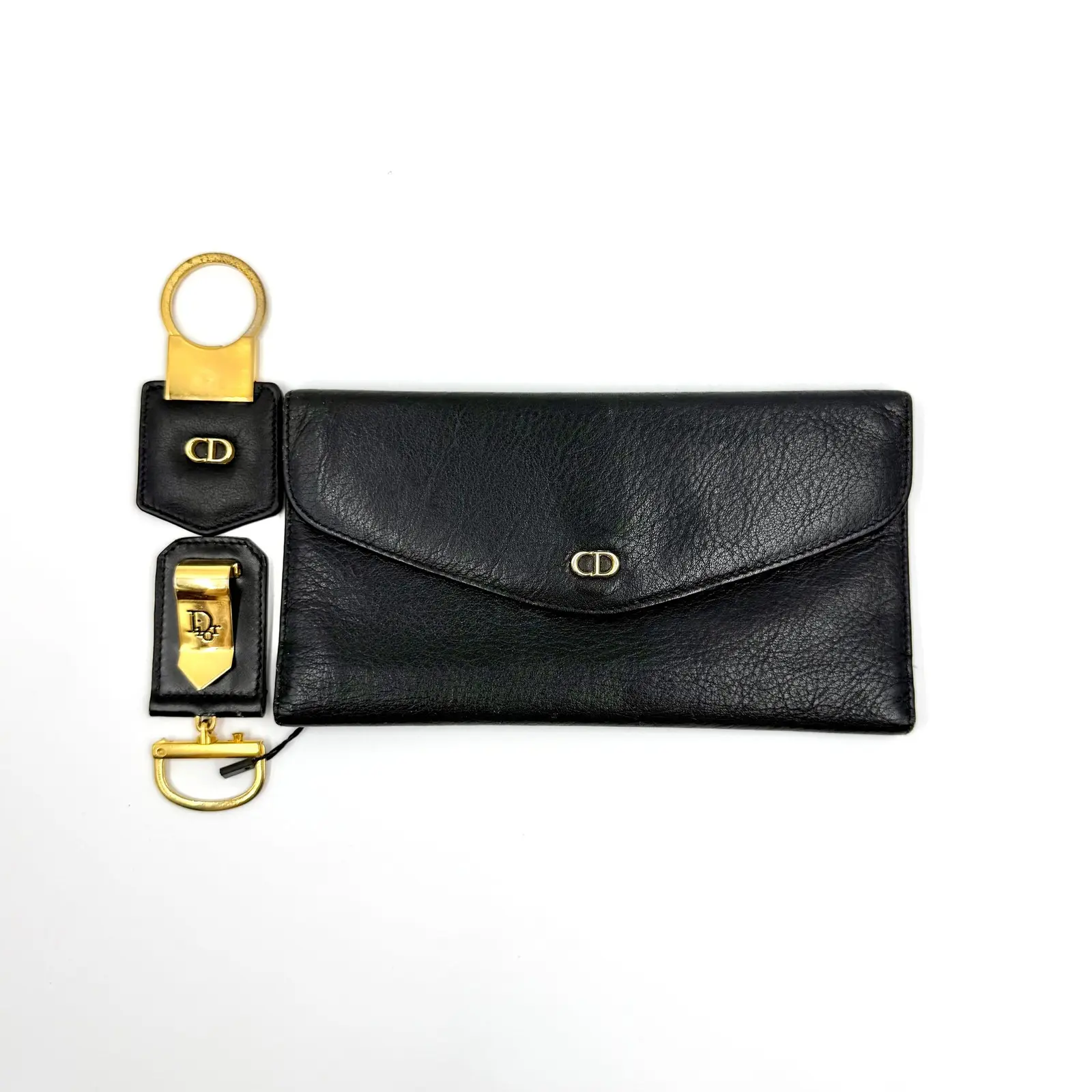 Pre-owned Dior As Shown Small Leather Goods HZ 5632 Christian Wallet 26.06.24