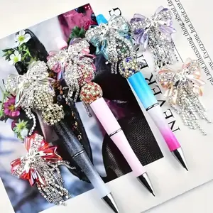 Colored Bow Synthetic Crystal Resin Flow Beads -3D Focus Beads for DIY Jewelry, Bracelet Beads, Necklace And Bead Pen Craft Projects, Jewelry Making Bead Charm