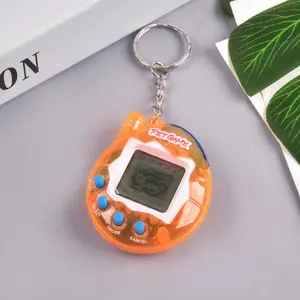Transparent Electronic Pets Tamagotchi Nostalgic 168 Pets In One Virtual Cyber Digital Nostalgic Funny Toys Pixel Funny Play Durable Material Keychain Game Machine - Lights, Handheld Game Console, Usb Compatible, Battery Included - Smartphones