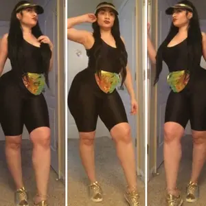 Medium- Black One Piece Romper for Women's Wear Jumpsuits with Unique Design | Womenswear Jumpsuit