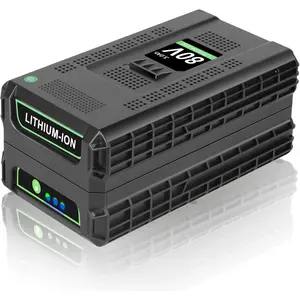 80V  Compatible for Greenworks 80V  Replacement, 3.0Ah Lithium Ion  Compatible for Greenworks Pro 80 Volt  GBA80200 GBA80250 GBA80300 Cordless Power Tools