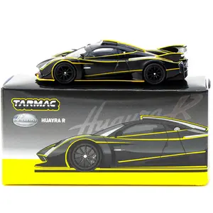 Tarmac Works 1:64 Pagani Huayra R – Matte Black/Silver – Global64 – MiJo Exclusives Limited Edition T64G-TL035-MBS