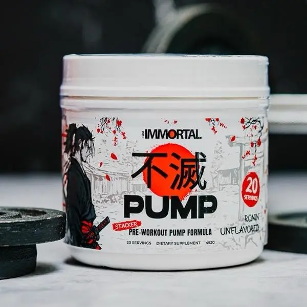 I Am Immortal Pump Stacker, Non Stim Preworkout Formula
