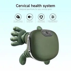 Neck and shoulder massager, kneading and heating humanoid hand massager, a gift for family.