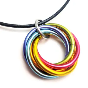 Möbii PRIDE Jewelry Combinations: Round 2 - Stylish Fidget Keychains, Necklaces, or Earrings - by Steel Lynx