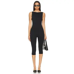 AFRM Tahlia Capri Jumpsuit in Noir
