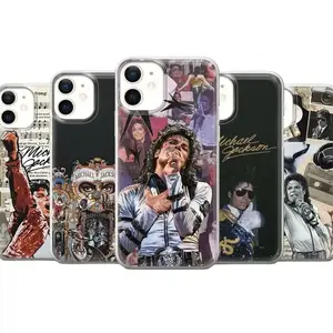 Michael Jackson Phone Case Vintage Pop King Cover for iPhone 17e, 16, 15, 14, 13, 12, Samsung