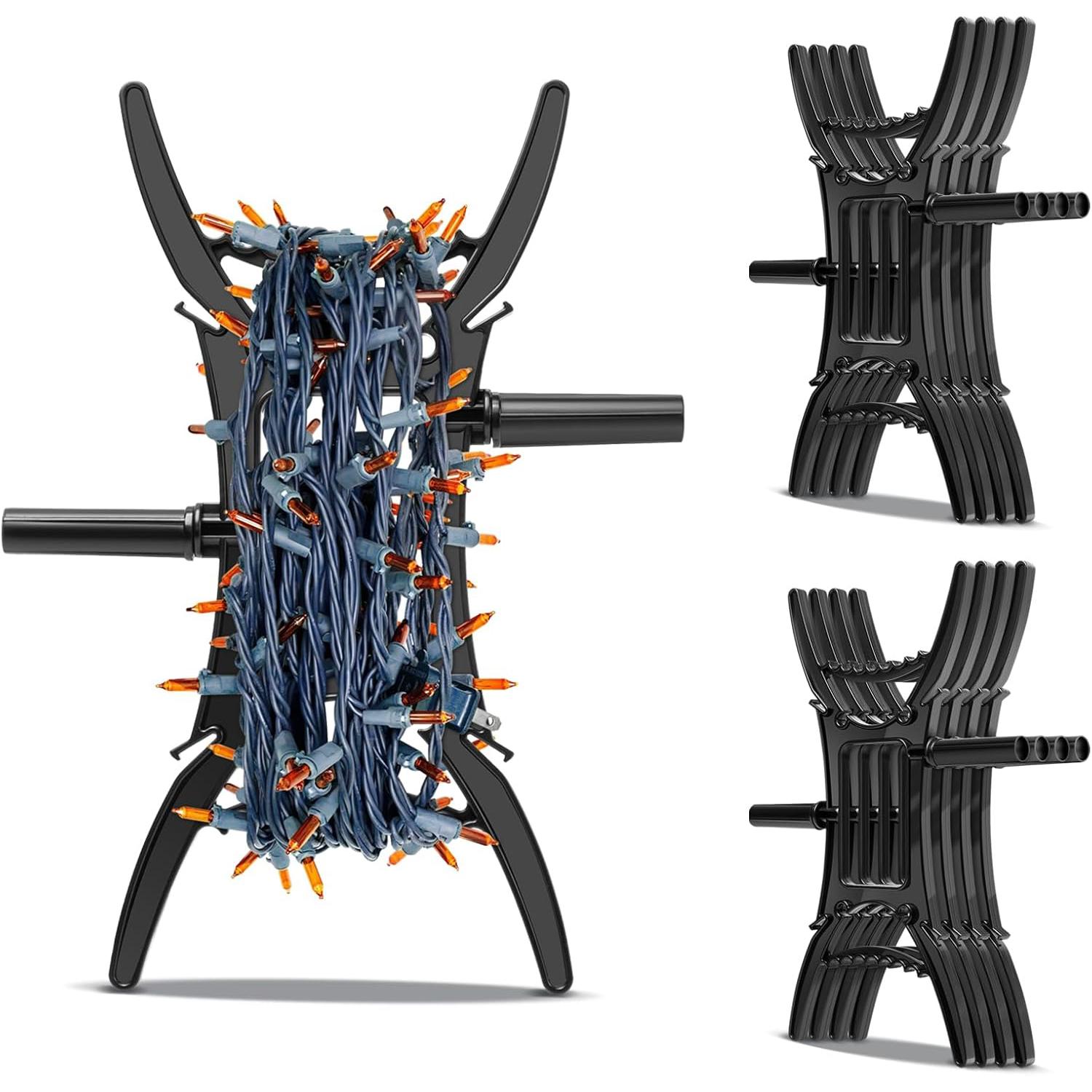 8/12 PCS All Purpose Light Storage Holder 11.8Inch Christmas Light Cord Wind Up Organizer for Tree Lights Extension Cord Garland Holiday Decor