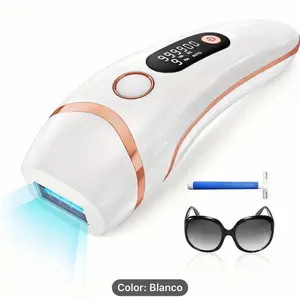 Depiladora de Luz Pulso IPL 999-Flash Profesional - 3-en-1 HR/SC/RA, 9 Niveles Ajustables, Modos Automático y Manual, 2 Opciones de Luz, Para Reducción Permanente de Vello en Rostro, Cuerpo, Bikini, Axilas - Hair Removal