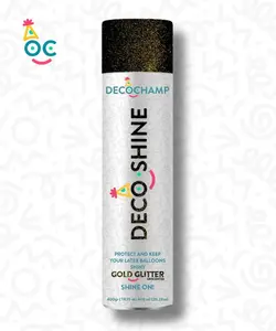 Decoshine Balloon Shine with Gold Glitter 600 ml