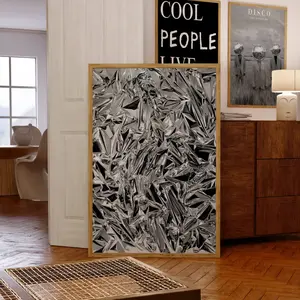 Foil Paper Poster: Psychedelic Metallic Wall Art , Home Decor, Wall Art, Unframed Poster