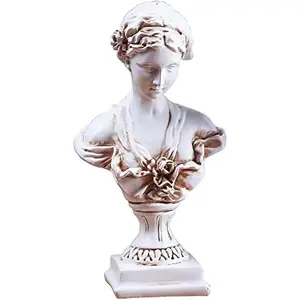 Classical Greek Roman Mythology Goddess Bust Statue 8.7"H Old Style Resin Replica Sculpture Art Indoor Decoration Gift