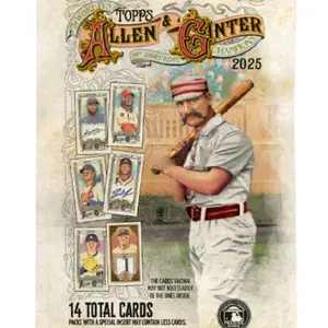 Topps 2025 Allen and Ginter Fat Pack - 14 Total Cards with Autograph and Refix Cards for Collectors