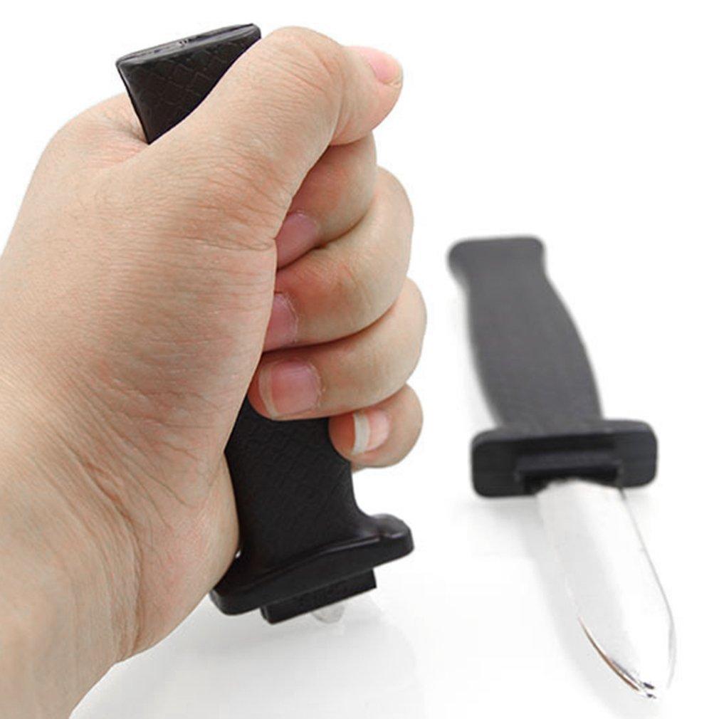 2 Pcs Retractable Knife Prop Knife Fake Knife False Trick Gadget Toy Disappearing Dagger Plastic Halloween Fools Day Party Trick Costume Knife