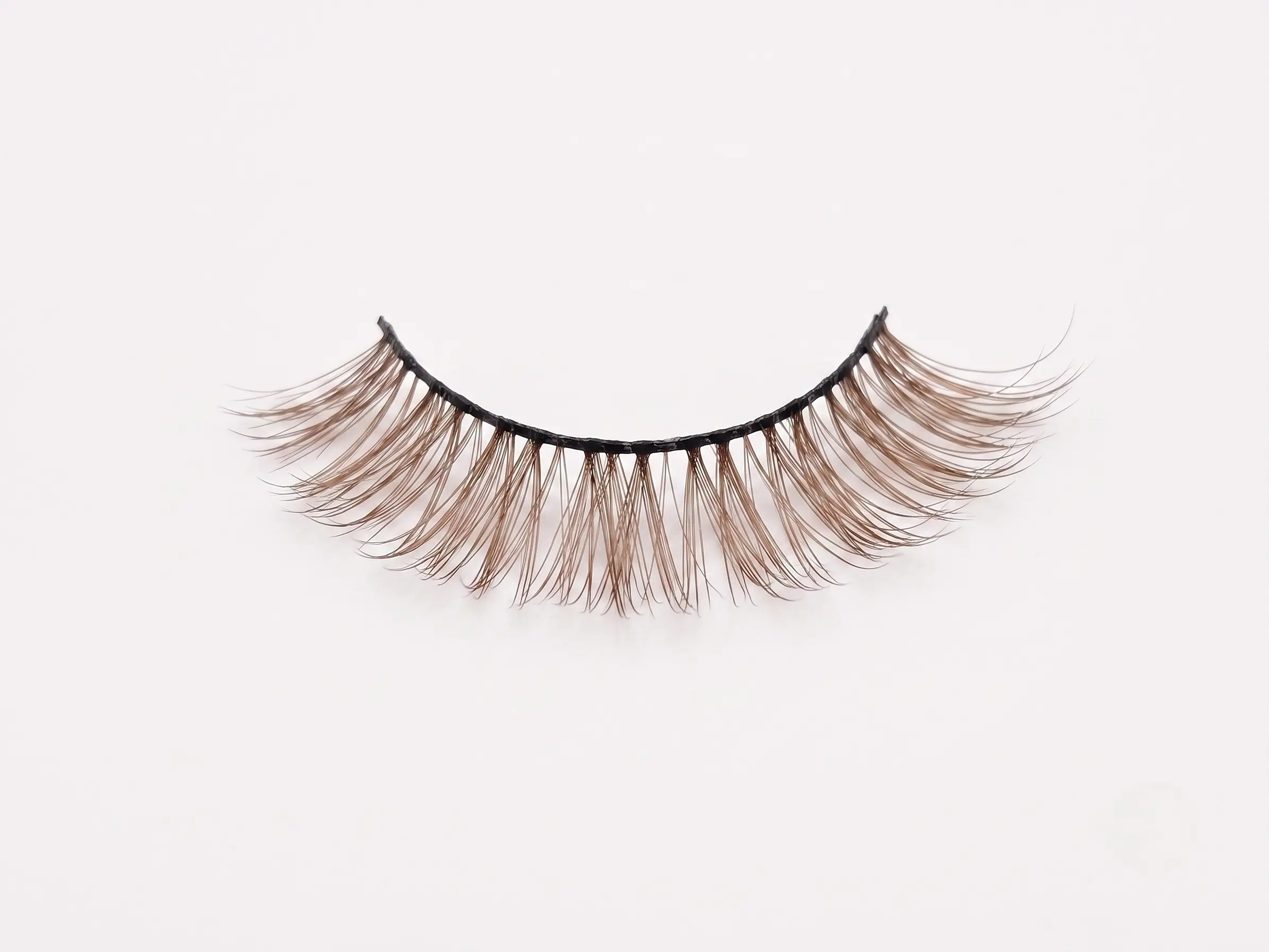 Brown Faux Strip Eyelashes Style 20