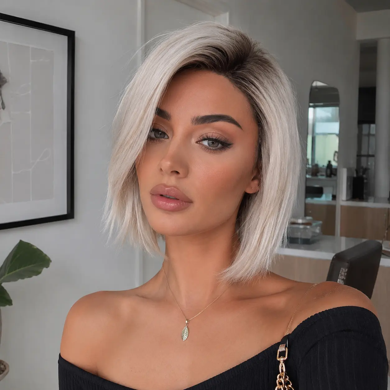 SMILCO/10Inch Ombre Brown Ash Platinum Short Bob Wig/SM491 Synthetic Wig Synthetic Hair Wig SMILCO/10Inch Ombre Brown Ash Platinum Short Bob Wig/SM491 Synthetic Wig Synthetic Hair Wig