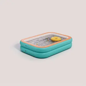 1pc/1M² Double-Layer PVC Swimming Pool, Summer Enjoyment, Multiple Components, Durable Material