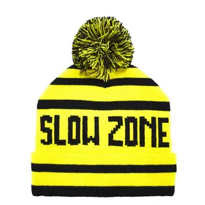 Slow Zone Pom Pom Beanie