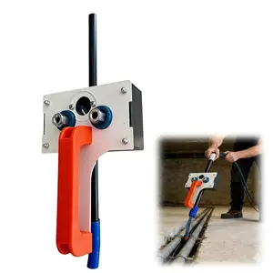 3-Roller Conduit Wire Guiding Device, Efficient Anti-Friction Cable Pulling Accessory, Portable Pipe Threading Item for Electricians (Hardware Tools)