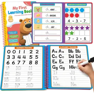 Workbook  Workbooks,Practice Math Writing Shapes Colors Letter Number Tracing Books for   Learning Activities,Learn to Read, First  Skills Workbooks