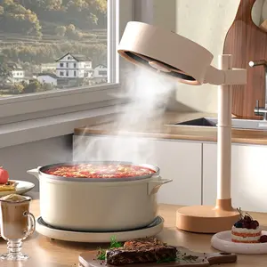 New Adjustable Desktop Smoke Extractor, Home Indoor BBQ Hot Pot Grill Filter, Small Dorm Ventilation Fan, Cooking Exhaust Machine