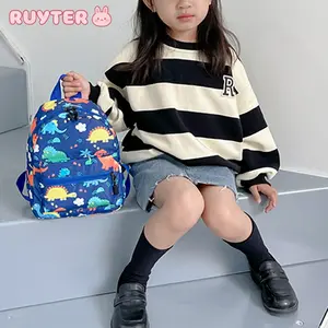 Cute Dinosaur Backpack for Kids, Lightweight Large Capacity School Bag, Toddler Boys Girls Travel Knapsack