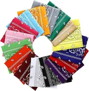 16Pcs Bandanas Multi-Purpose Bandanas Paisley Cowboy Polyester Headbands (22x22 inch) - Home Improvement.