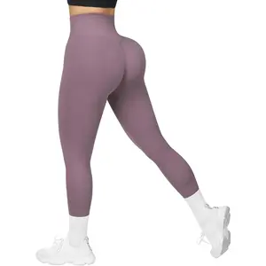 MOOSLOVER Seamless Butt Lifting Workout Leggings for Women High Waist Yoga Pants Compression Contour Tights MOOSLOVER