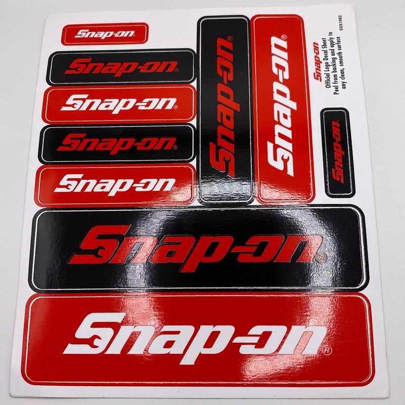 Snap-on tools logo sheet stickers new 10 pieces - TikTok Shop
