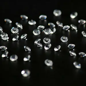 1500pcs Transparent Acrylic Crystal Fake Diamonds, Wedding Table Scatter, Party Decorations, Birthday Gifts, Handmade Gifts, DIY Crafts