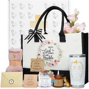 Gifts for Women Faith,Spiritual Gifts for Females,Religious Gift for Female Unique Secret Sister Gift For Women Christian for Female,Mom, Sister,Friends,Grandma,Wife w/Bible Verse Jar(white)
