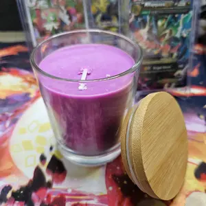 Handmade Pokeball Scented Candle - Premium Fragrance Oils and Natural Cotton Wick Glass Jar Decor