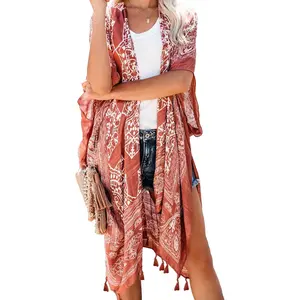 Kimonos for Women Swimsuit Coverups Beach Cover Up Swimwear Cardigan Summer Fashion Womenswear