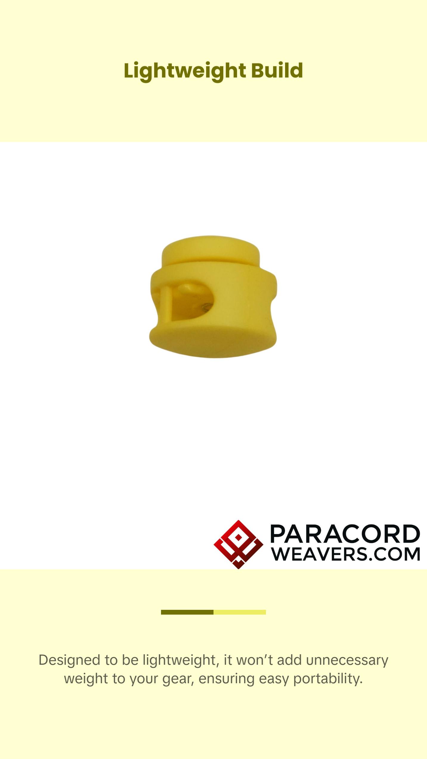 Plastic Button Drawstring Toggle - 17MM