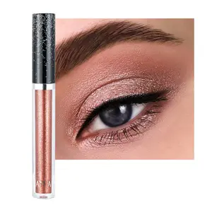 Eyeshadow liquid Glitter Long Lasting Pigments Metals Gloss Shimmer Eyeshadow Glow Eye Makeup (Rosegold) Cosmetic